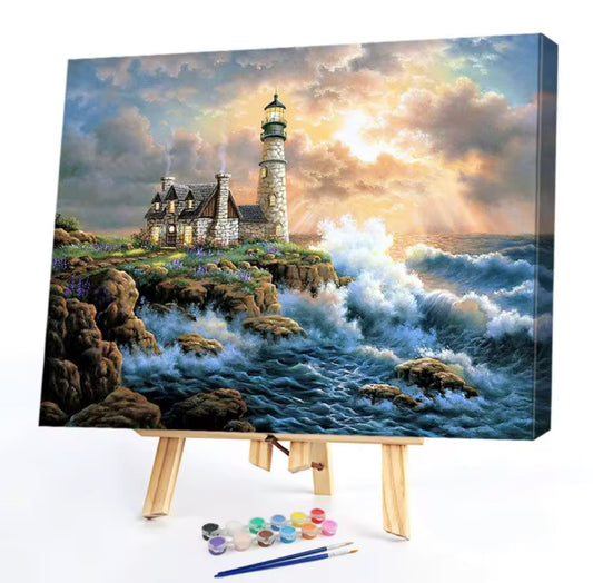 Beacon Light Tower Paint By Number 